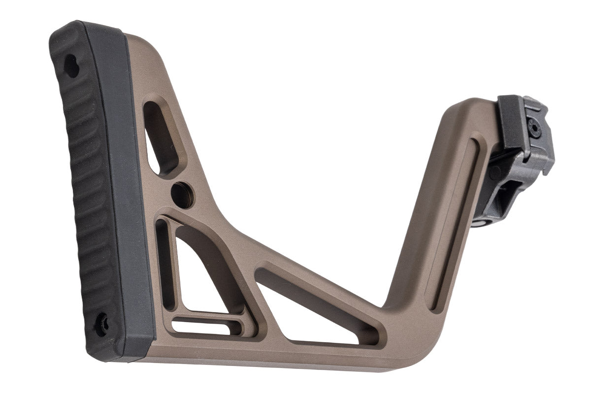 Airsoft Artisan Visor Folding Stock for MCX / M1913 20mm Rail - DE