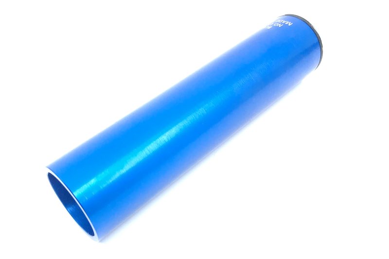 Airsoft Artisan Dummy Training Tube (Dummy Silencer Tube Blue Can) (14mm CCW)