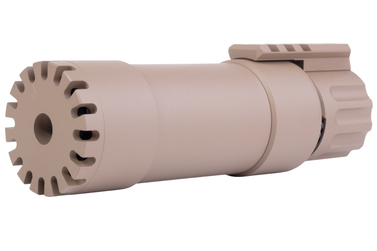 Angry Gun KWA MP9 / KSC TP9 Compact Suppressor - Tracer Ver. (FDE w/ AG Tracer System - Flame effect)