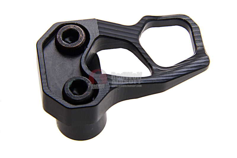 Guns Modify Tokyo Marui MWS GBBR Airsoft Mag Release Extension (CNC Aluminum) - Black
