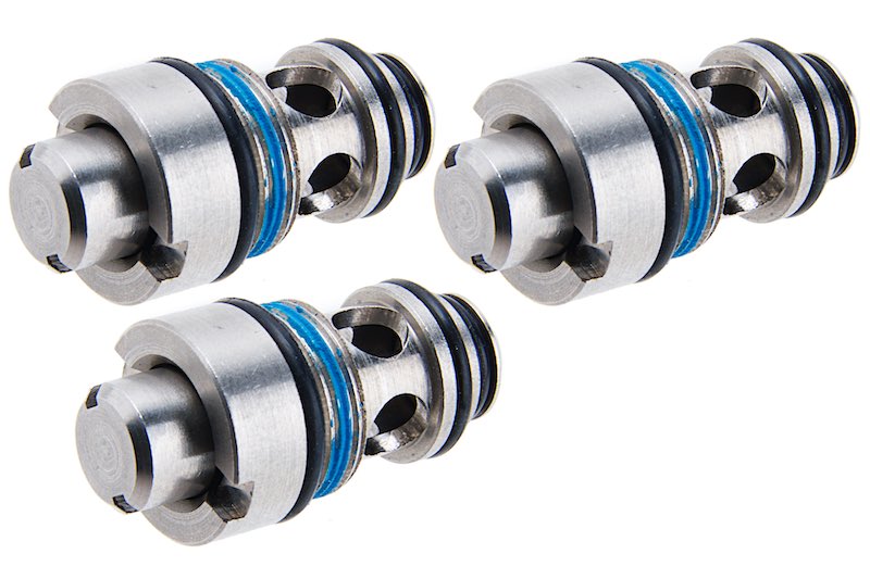Guns Modify Tokyo Marui MWS / Hi Capa EVO Magazine Gas Release Valve (Stainless Steel, 3pcs / Set)