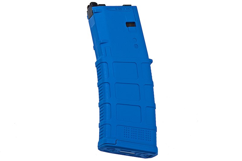 Guns Modify EVO Tokyo Marui M4 MWS Green Gas Magazine V4 Version (35 rounds, Nato Training Blue)
