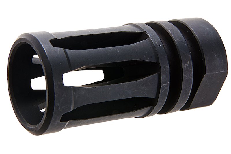 Guns Modify VFC HK416 GBB A5 Style Flash Hider (14mm CCW) (Steel Full CNC, Black)
