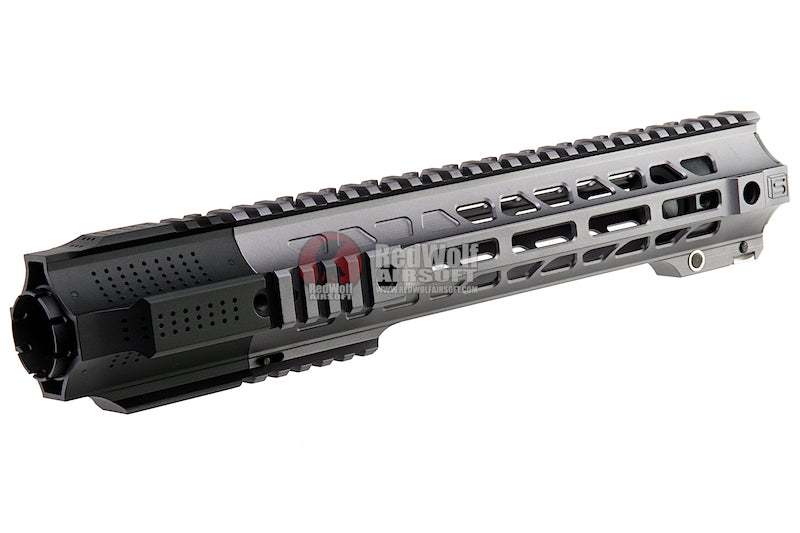 G&P Short Railed Handguard with SAI QD System for Tokyo Marui M4 / M16 AEG/ GBB Rifle - Gray