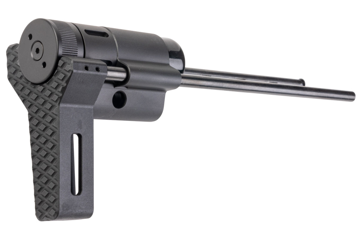 Maple Leaf Compact Adjustable Stock for Tokyo Marui MWS GBBR Series (CNC Machined, Black)