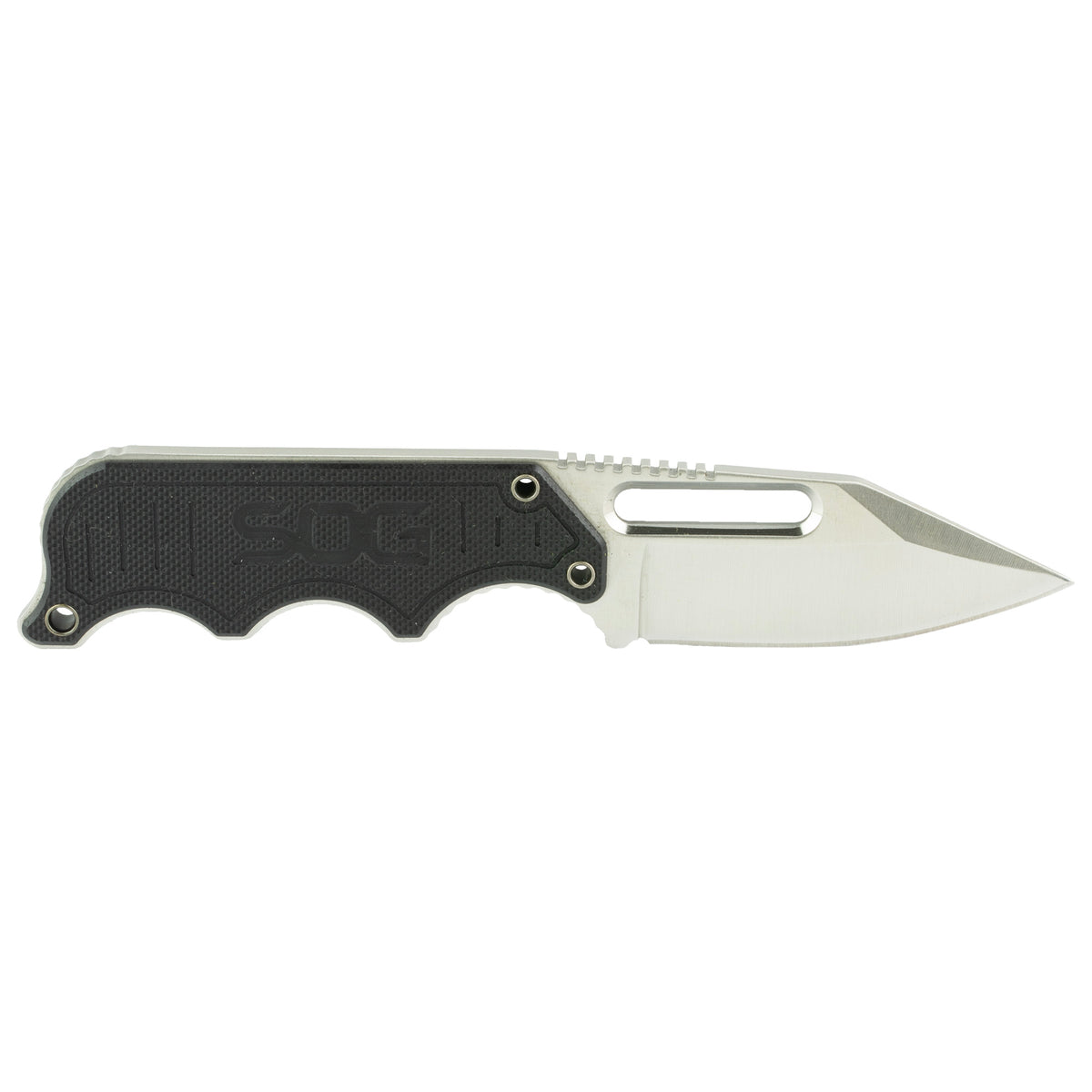 SOG Instinct 2.3" Fixed Blade Neck Knife (Color: Black)