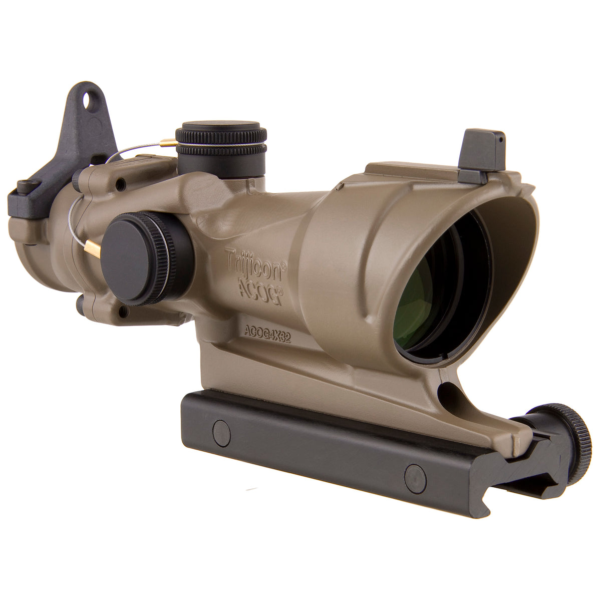 Trijicon ACOG TA01 4x32, Amber Crosshair .223, w/ BUIS & TA51 Mount (Color: Dark Earth)