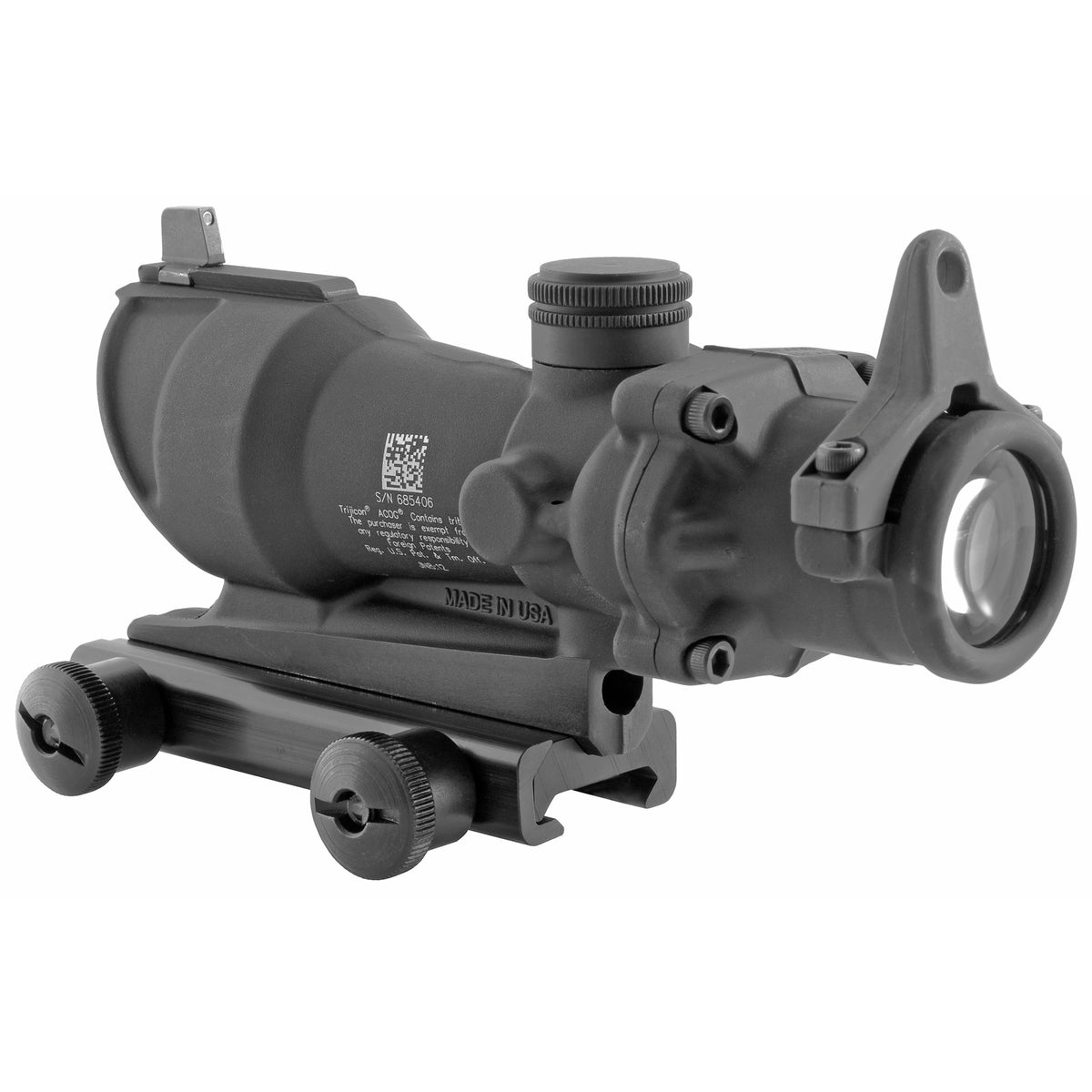 Trijicon ACOG TA01NSN 4x32, Amber Center Illuminated .308, w/ BUIS