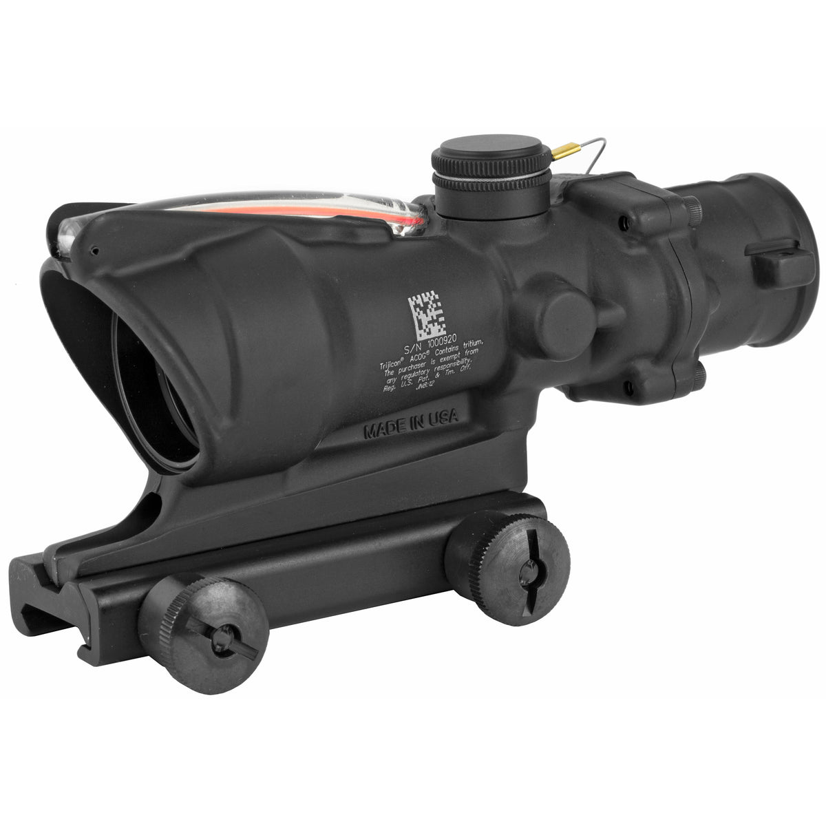 Trijicon ACOG TA31H 4x32, Red Horseshoe .223, TA51 Mount