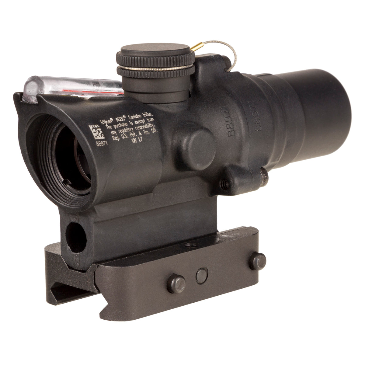 Trijicon Compact ACOG TA44 1.5x16S, Red 9mm PCC RTR Reticle, Q-LOC Mount