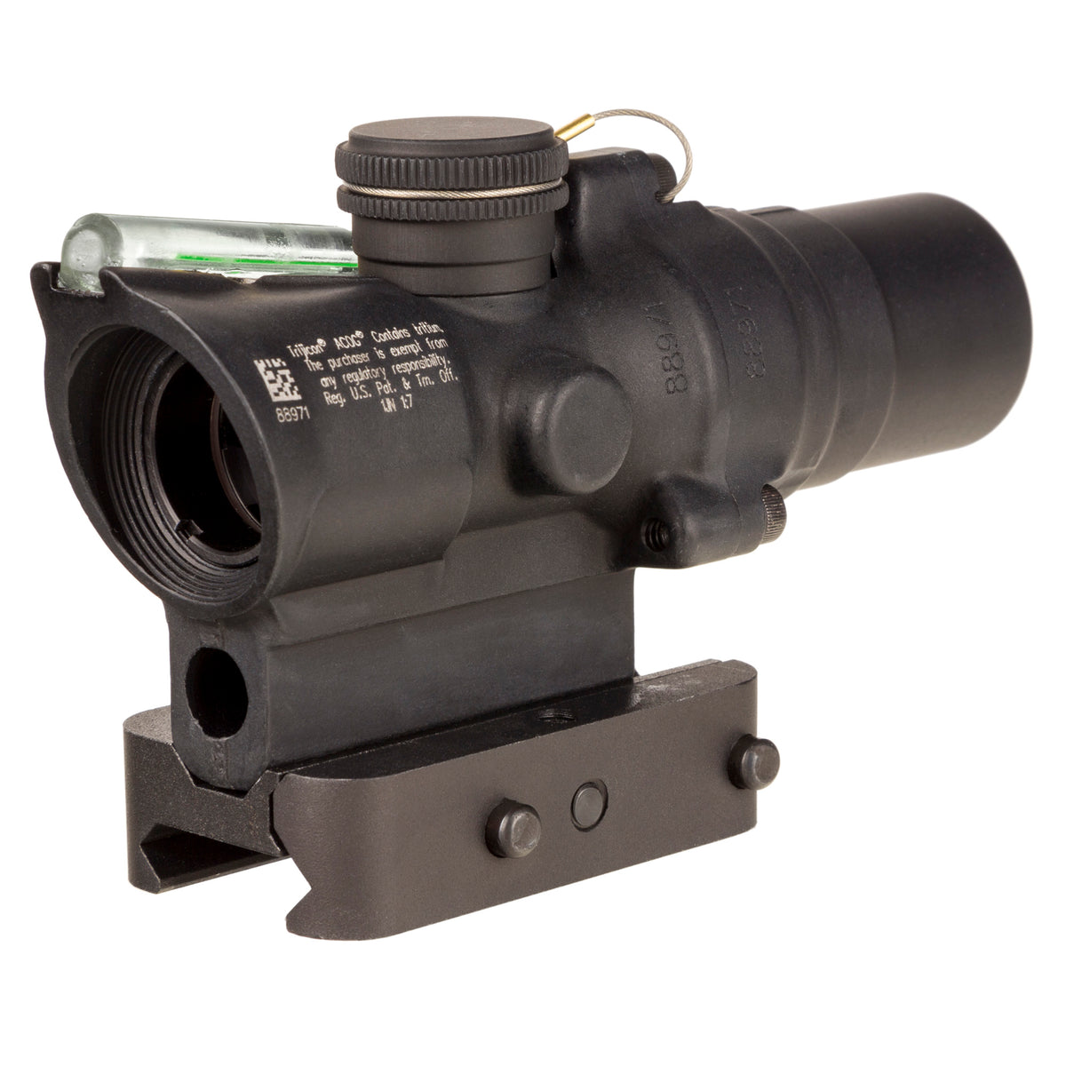 Trijicon Compact ACOG TA44 1.5x16S, Green 9mm PCC RTR Reticle, Q-LOC Mount
