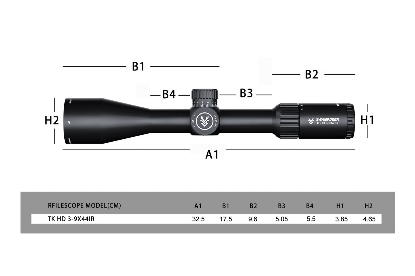 TD HD 3-9X40IR