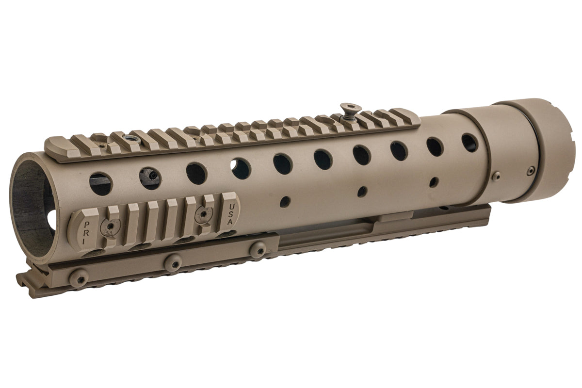 Airsoft Artisan 12inch MOD H Front Set Carbon Fiber Handguard for M4 AEG / GBB / PTW Rifle - FDE