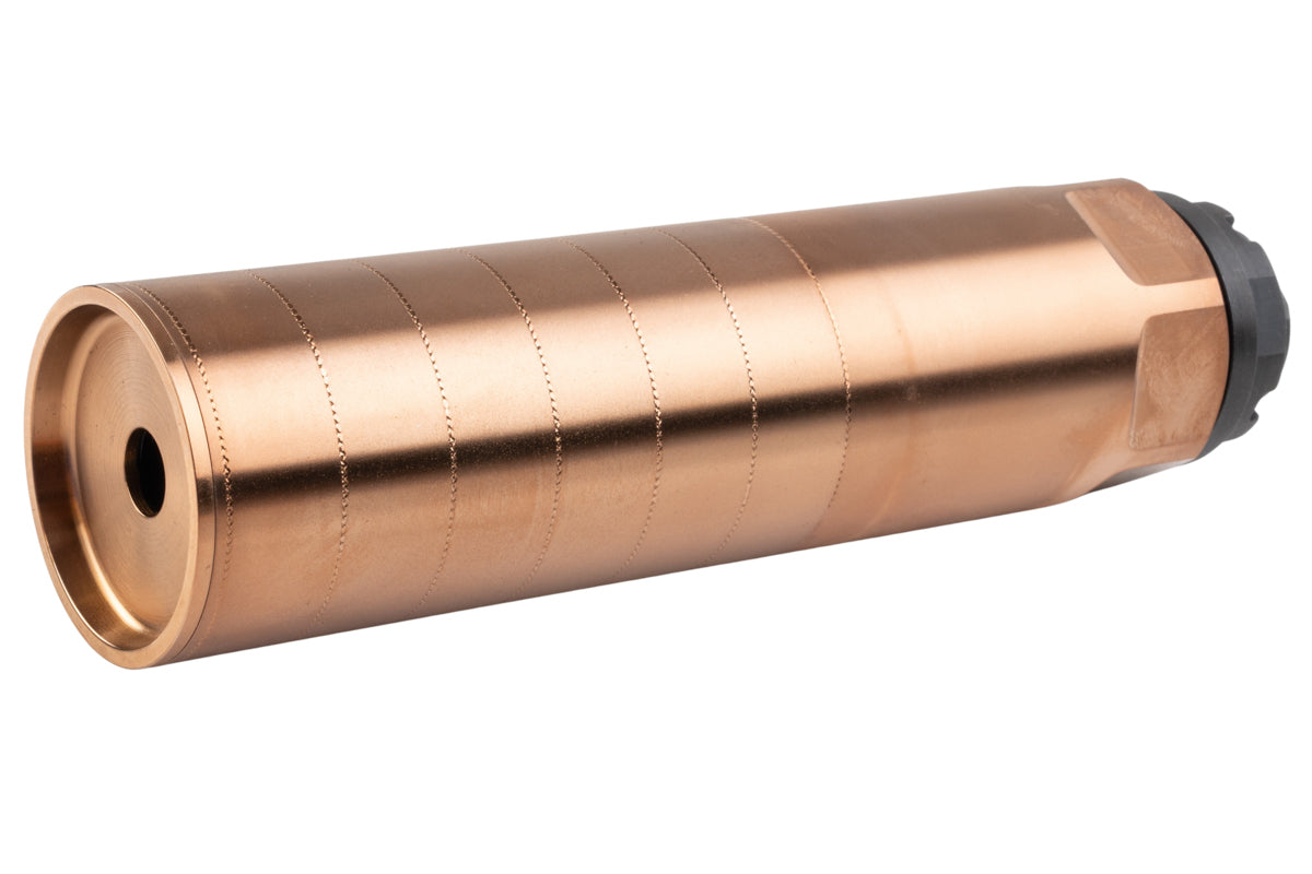 Airsoft Artisan REX Style Dummy Silencer with 3 Prong Flash Hider (Aluminium, 14mm CCW) (New Type 2026)