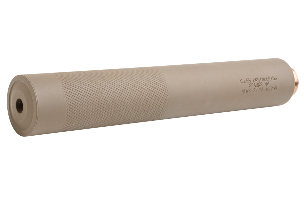 Airsoft Artisan QD Silencer with OTB Flash Hider - DE (For 14mm CCW)