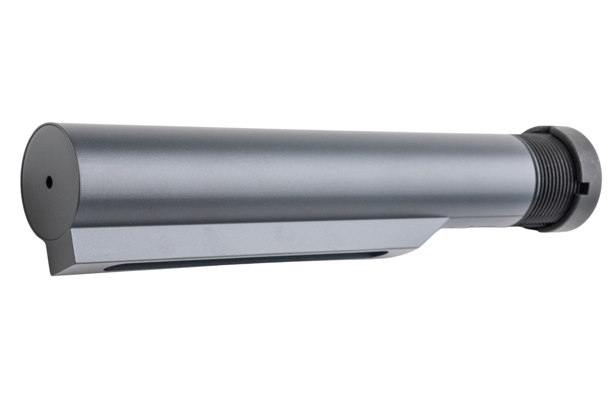 Angry Gun Mil-Spec CNC 6 Position Buffer Tube w/ Dagger Logo for VFC / WE / GHK GBB - Cerakote Grey