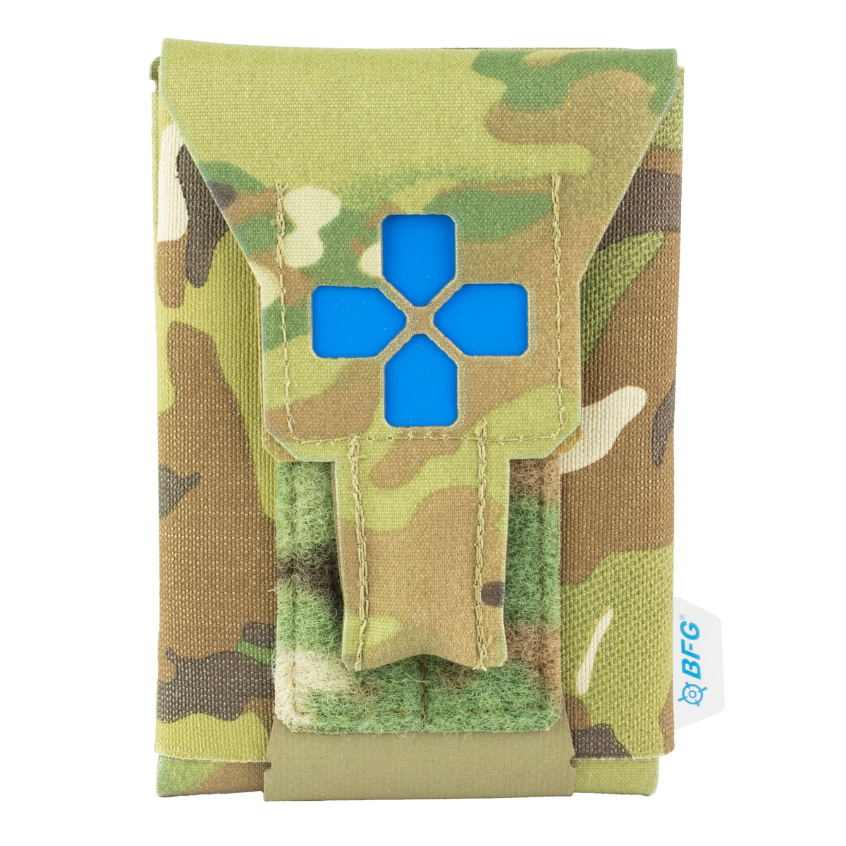 Blue Force Gear Nano ES V2 Micro Trauma Kit Pouch, Belt Mount, Empty (Color: Multicam)
