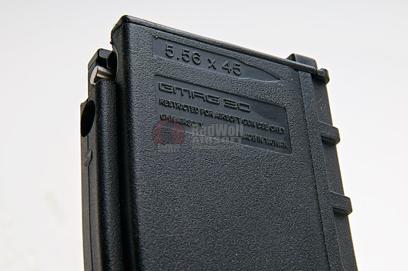 GHK M4 GMAG Green Gas Magazine V3 (32 rounds, Compatible with G5) - Black