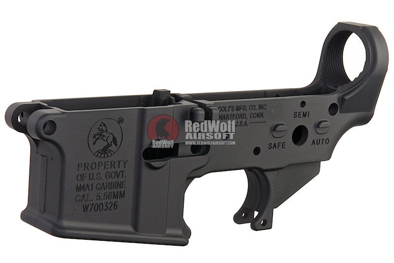 GHK M4 V2 / V3 GBB Airsoft Lower Receiver (Colt Licensed, Cerakote) Original Part # M4-19-COLT