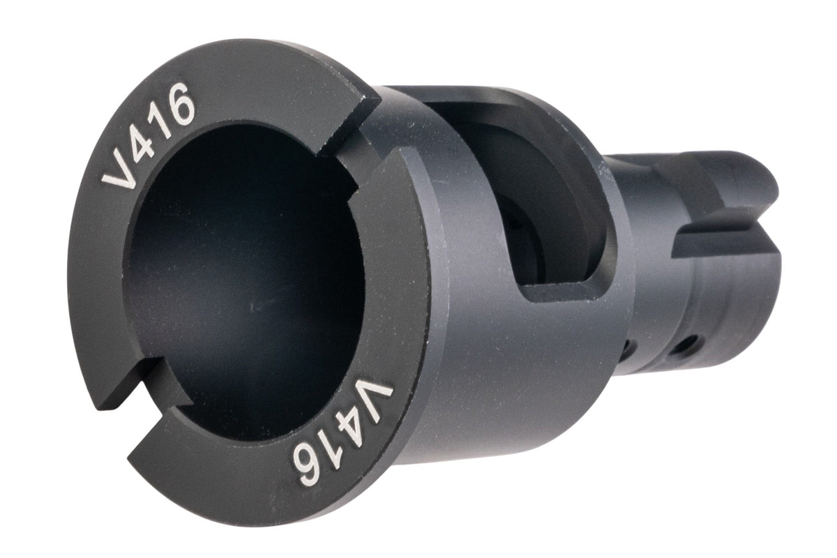 Maple Leaf Outer Barrel Base For Umarex / VFC HK416 GBBR Series (CNC Aluminum, Black)