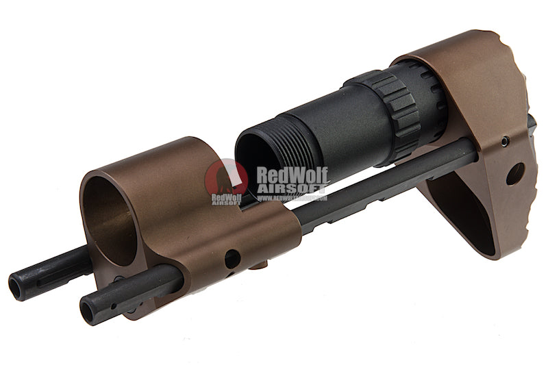 G&P Troy PDW Stock for Tokyo Marui MWS M4A1 GBB - Sand
