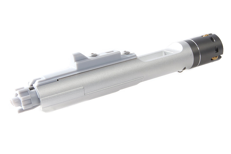G&P MWS Forged Aluminum Complete M16VN Bolt Carrier Group Set for G&P Buffer Tube - Silver
