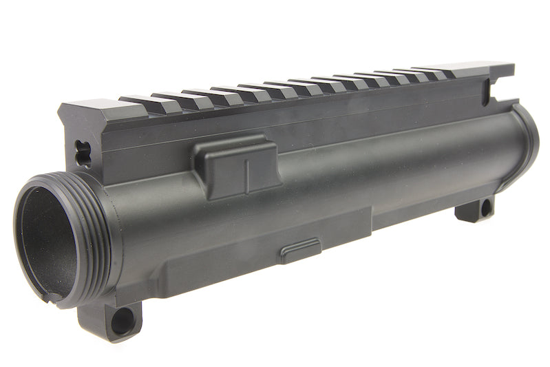 G&P MWS Forged Aluminum M4 Upper Receiver w/ Hopup Chamber(Cerakote Black Finish)for Marui M4A1 MWS GBBR