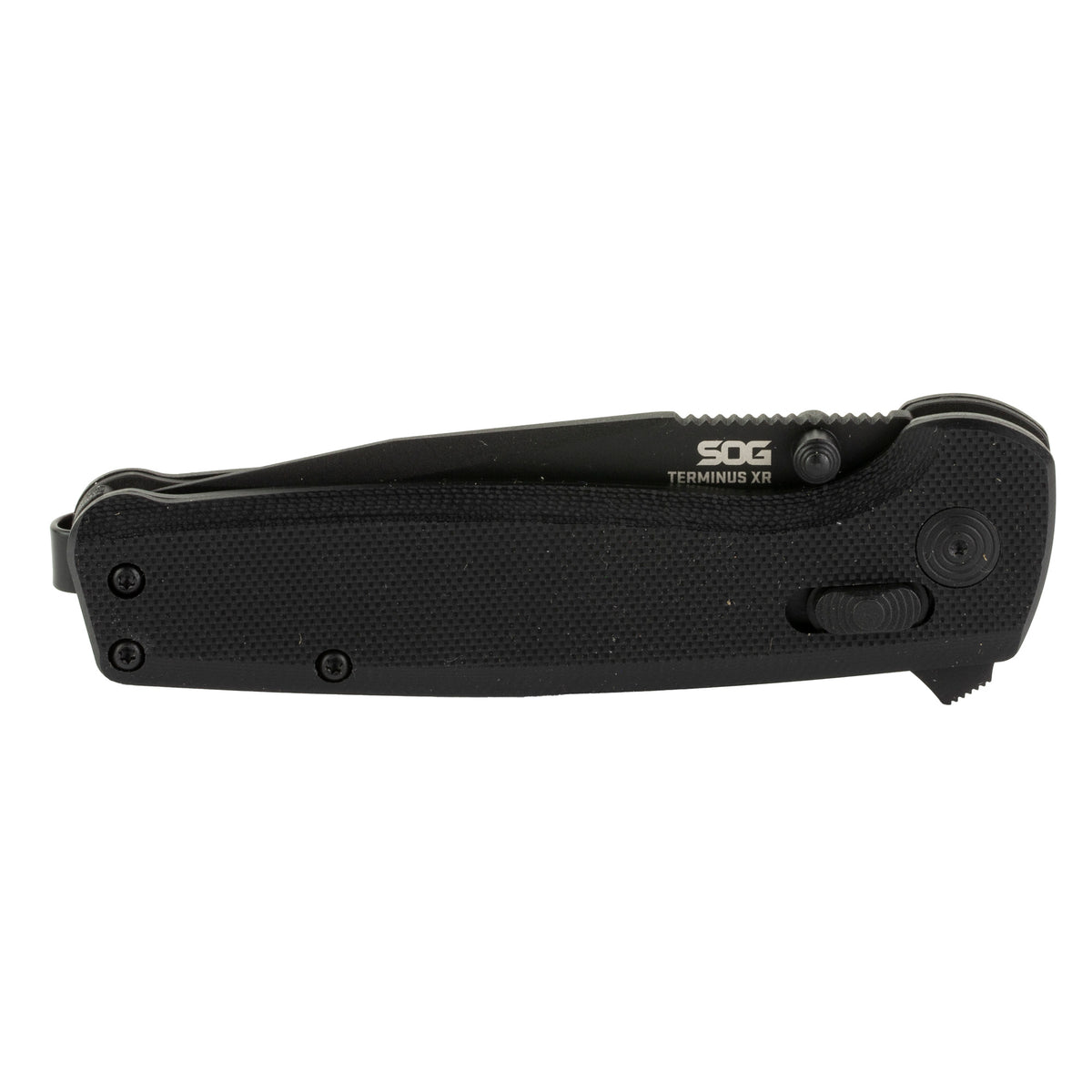 SOG Terminus XR 2.95" Folding Knife, D2 Steel (Color: Black)