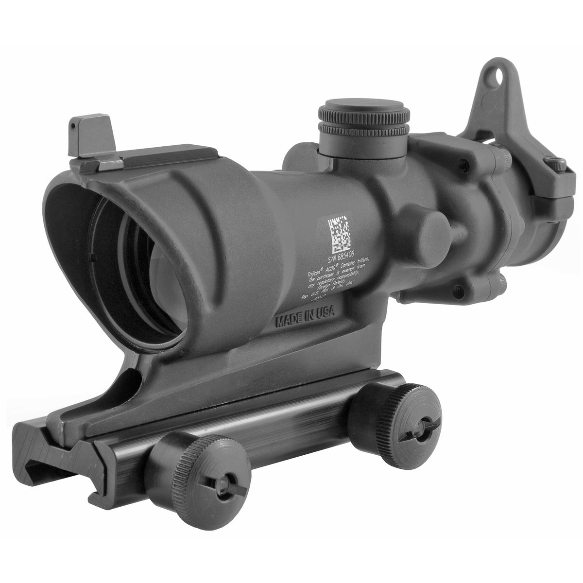 Trijicon ACOG TA01NSN 4x32, Amber Center Illuminated .308, w/ BUIS