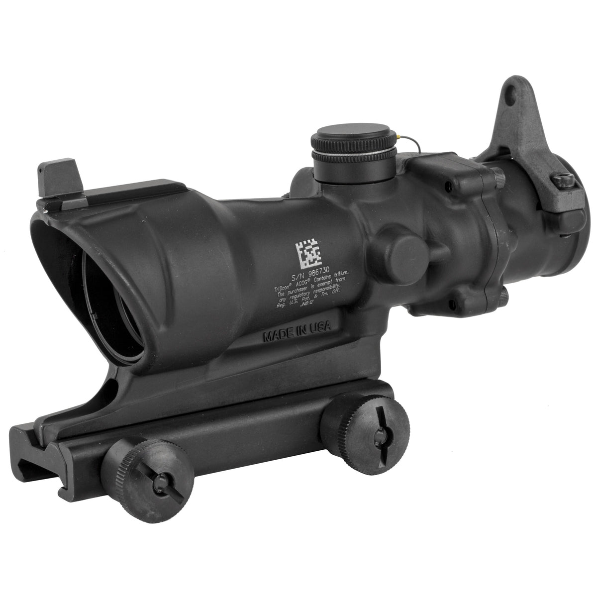 Trijicon ACOG TA01NSN 4x32, Amber Center Illuminated .223, w/ BUIS