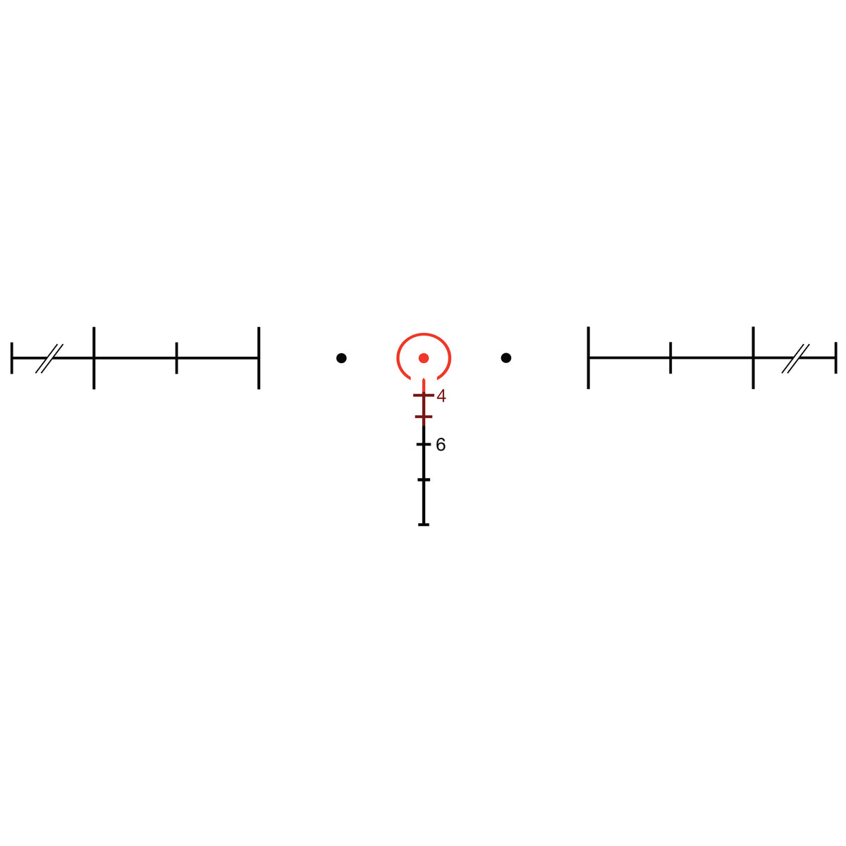 Trijicon ACOG TA31H 4x32, Red Horseshoe .223, TA51 Mount