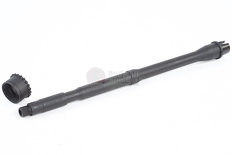 Z-Parts M4 Barrel Set (M4A1 Style, Steel, 14.5 inch) for Tokyo Marui M4 MWS GBBR Airsoft