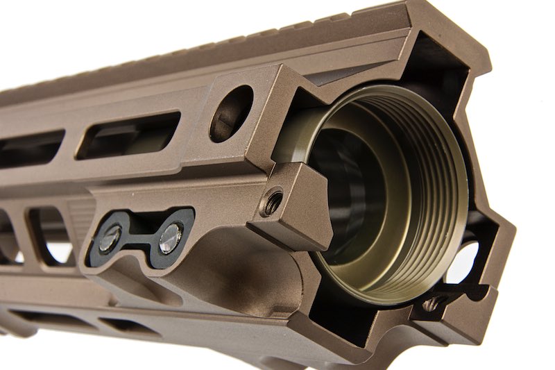 Z-Parts MK4 Rail (Aluminum, 10 inch with Barrel Nut) for Tokyo Marui M4 MWS GBBR Airsoft - DDC